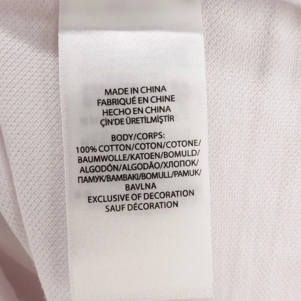 Polo Ralph Lauren Men's Slim Fit Polo Bear Polo Shirt White XL